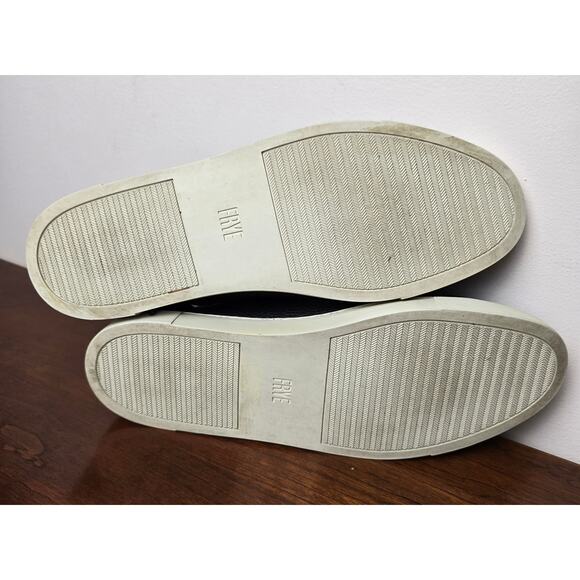 Frye Leather Sneaker Mules Black Slip On- Women's Size 10 - Picture 6 of 6